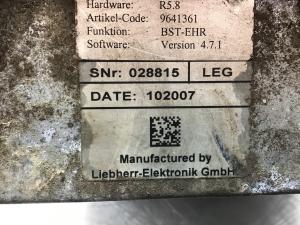 Liebherr Baggersteuerung